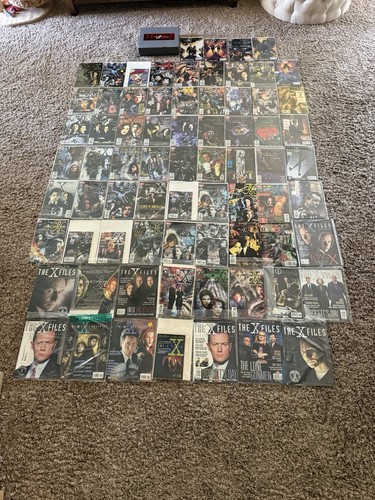 LOT OF 73 X-FILES TOPPS Comic & Magazine Lot (-1) + X Filed Collector’s Edition