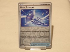 Pokémon TCG Glass Trumpet 135/142 –SV07 Stellar Crown Uncommon Reverse Holo Card