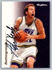 1996-97 Skybox Autographics black ADAM KEEFE Utah Jazz on card auto