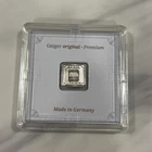 Geiger 1 Gram .999 Silver Bar In Square Assay Security Feature Searialized