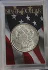 1902 O US Morgan Silver Dollar $1 Unc in Flag Case