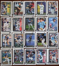 2025 Topps Series 1 + Series 2 Baseball Team Set 20 Cards Tampa Bay Rays Junior