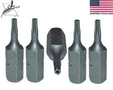 5x T8 Torx Security Star 8 Driver Bits 1/4" Hex Screwdriver Drill Driver 25mm