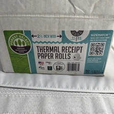 Thermal Paper Receipt Rolls Size: 2.25" X 49/50 Missing One Roll