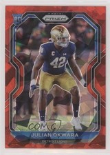 2020 Panini Prizm Rookie Red Ice Prizm Julian Okwara #361 0q2l