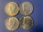 4 Kennedy 40% Silver 1965 (2), 1967 & 1968 Half Dollars