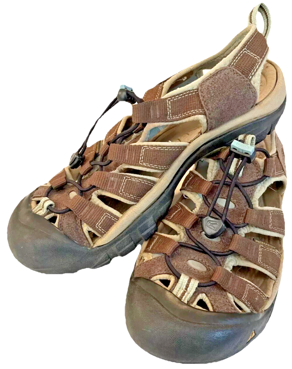 Scarpe sandali KEEN Newport H2 donna 9 escursionismo acqua grip outdoor marrone verde acqua