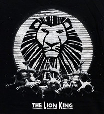 T-Shirt SMALL Disney "The Lion King" Broadway Musical T-Shirt