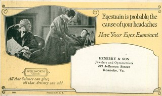 Vintage Ink Blotter Henebry & Son Jewelers Roanoke VA 3.5x6in