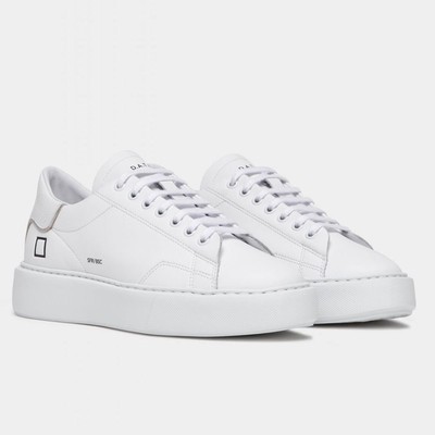 D.A.T.E. Shoe Women's Total White Calf Ball