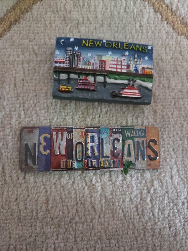 2 New Orleans Fridge MagnetS
