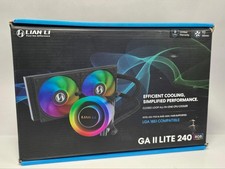 Lian Li GA II Lite 240mm AIO Liquid CPU Cooler 2x 120mm ARGB Fans Black