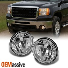 Fit 2007-2013 Gmc Sierra Bumper Fog Lights Wbulbs Lr 07 08 09 10 11 12 13 Fit 2007-2013 Gmc Sierra Bumper Fog Lights Wbulbs Lr 07 08 09 10 11 12 13