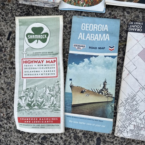 Vintage Lot 10 Golf Öl Tourguide Tankstelle Straße Reisen Atlas Karten 60 & 70er - Bild 4 von 5