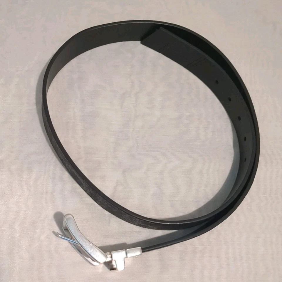 Cinturón reversible Robert Graham 38 negro cachemir en relieve para hombre RG307648 Foto 3 de 4