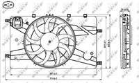 NRF 47757 LüFter, MotorküHlung FüR Chevrolet,Opel,Vauxhall