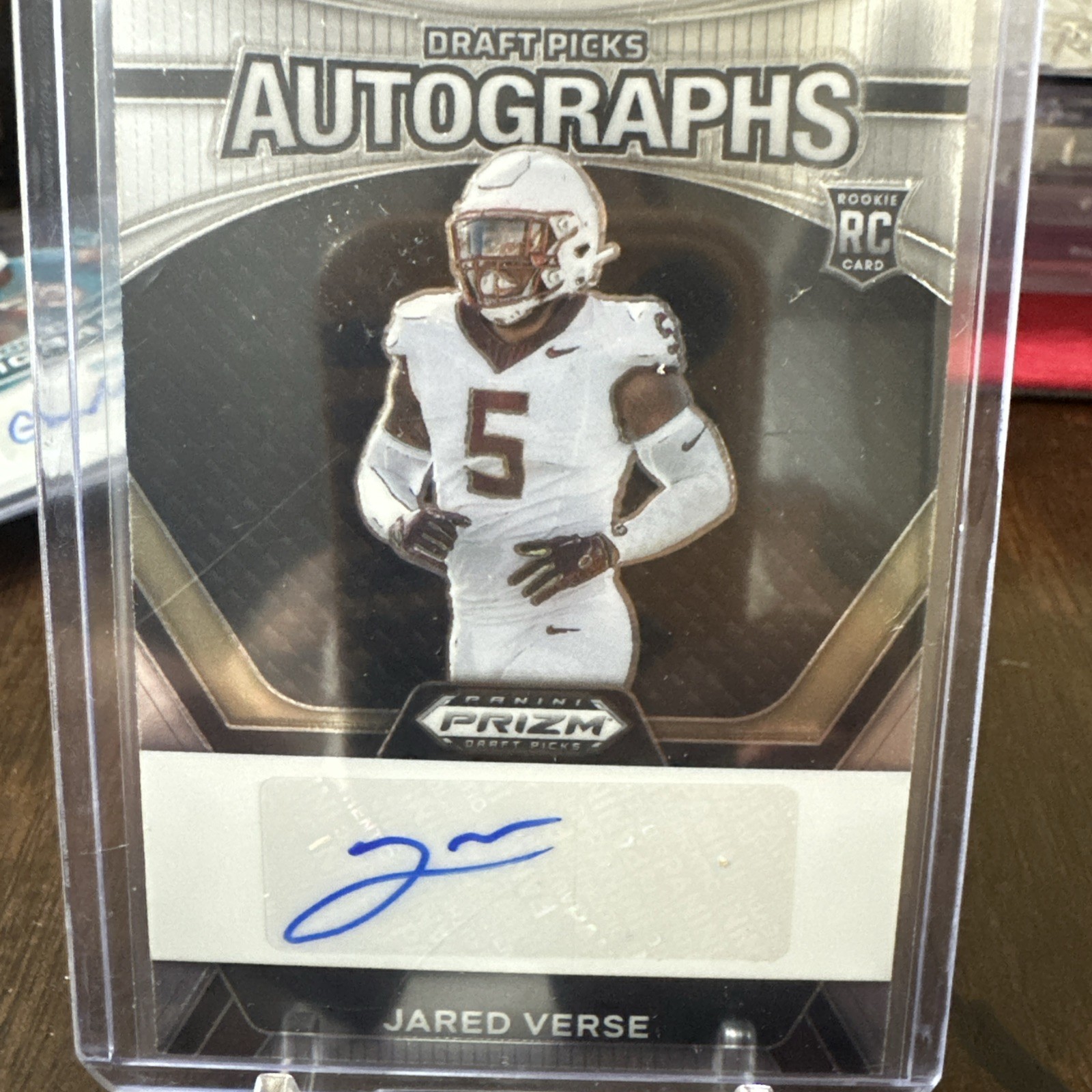 2024 Panini Prizm Draft Picks - Draft Picks Autographs Jared Verse #DPA-JVE  