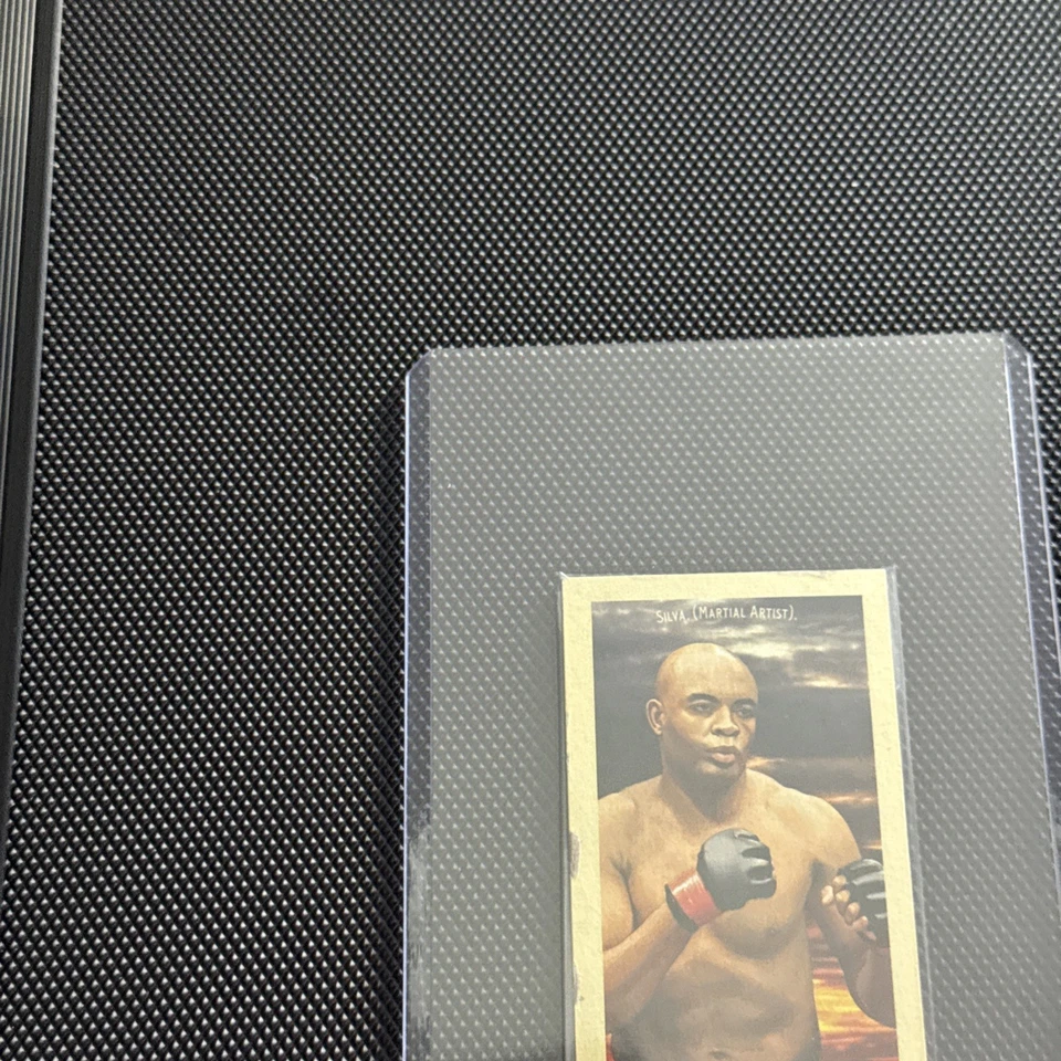 RARE 2009 Upper Deck GOODWIN CHAMPION ANDERSON SILVA MINI TOBACCO BOXING CARD 53 - Image 3 of 4