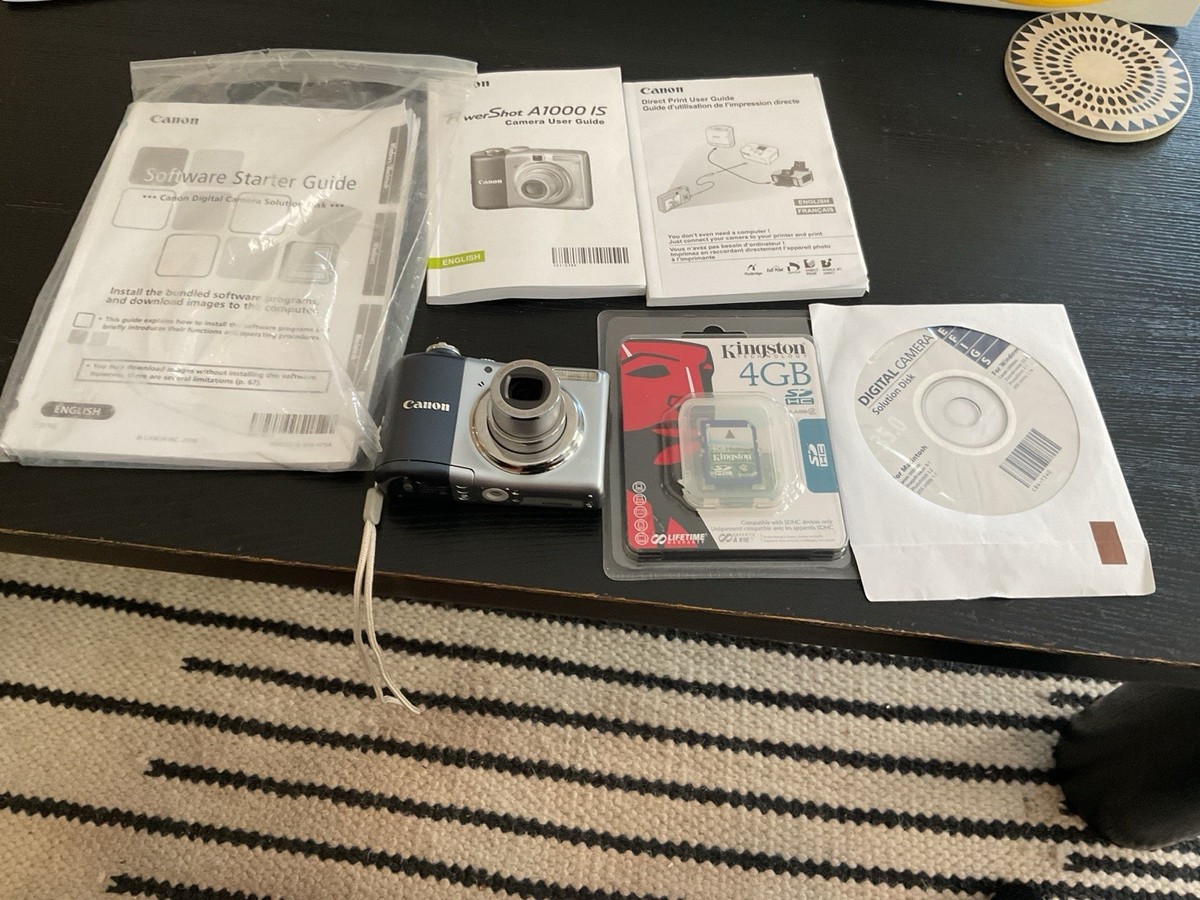 Canon PowerShot A1000 IS 10.0MP Digital Camera - Gray for