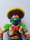 1992 TMNT Bandito-Bashin' Action Figure Michelangelo Loose Incomplete Vintage
