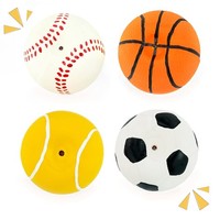 Hundespielzeug Quietschball 2 4 Zoll Latex Kleine Hunde Interaktives