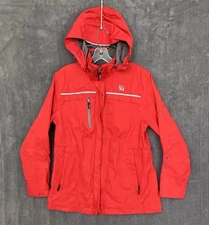 Oobe Chick-fil-a Red Rain Jacket Women's Small Employee Team Style ISSUES