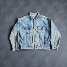 Vintage 90's Levi's 70507 Blue Denim Button Down Jacket Medium