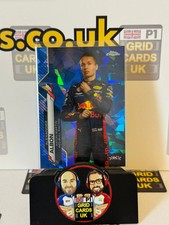 Alex Albon RC Rookie Portrait #5 - Topps F1 Chrome Sapphire 2020