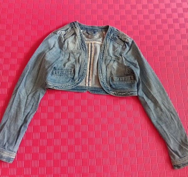 Women Denim Bolero Jacket Navy 36