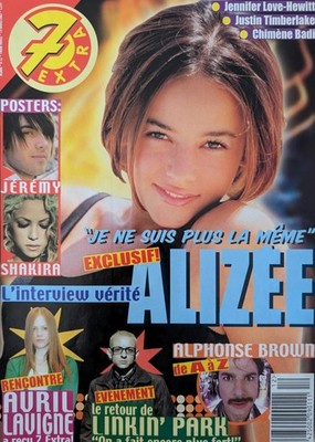 2163 - ALIZEE/CIT. MYLENE FARMER - PRESSESEITE - BELGIEN 7 EXTRA - 19.03.2003