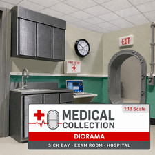 1:18 Scale Medical Equipment for 3.75" GI Joe Diorama USS Flagg Sick Bay