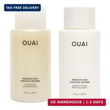 OUAI Medium Hair Shampoo and Conditioner Set - Sulfate-Free Shampoo and Conditio