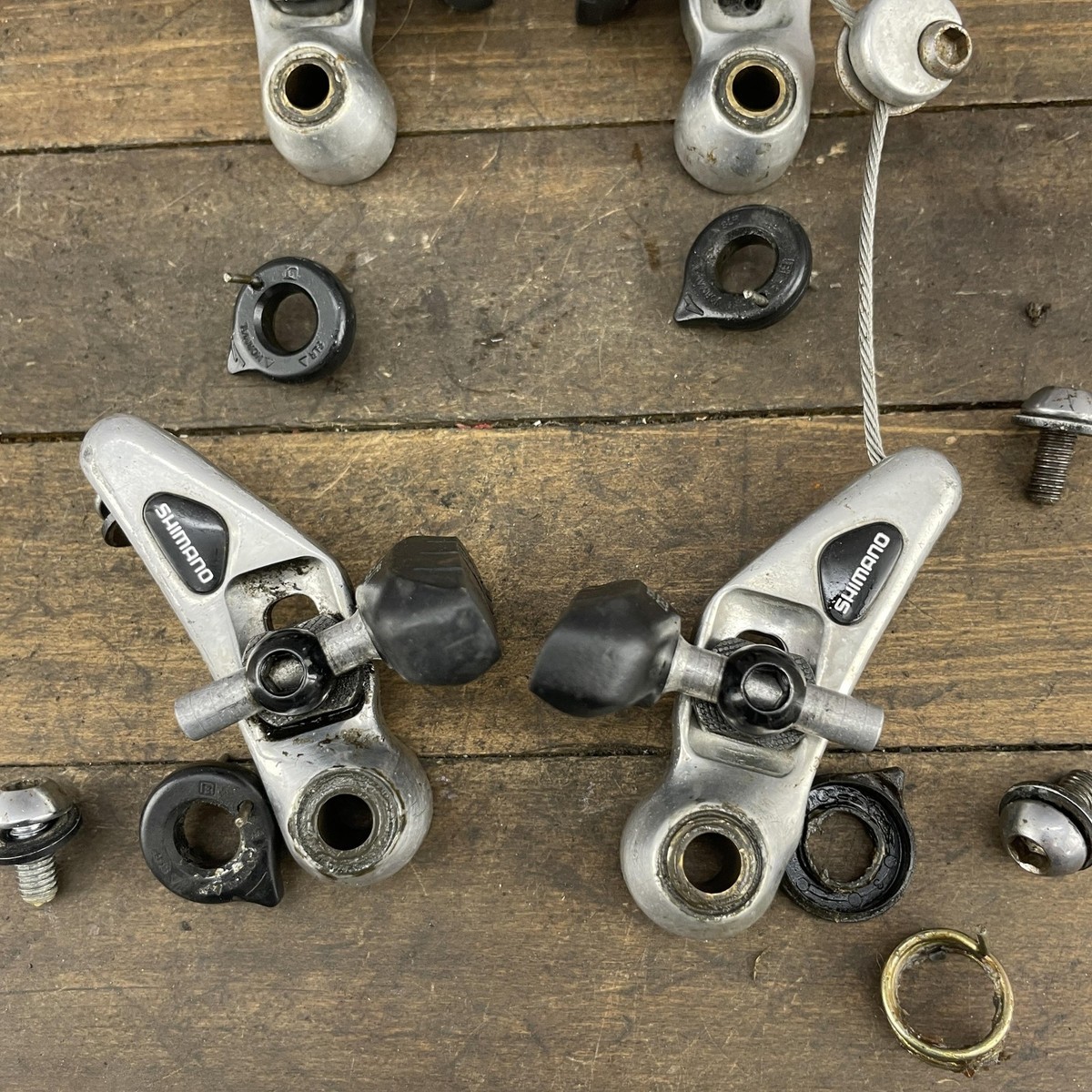 Vintage Shimano Deore XT BR-M734 Cantilever Brakeset MTB Japan 90s