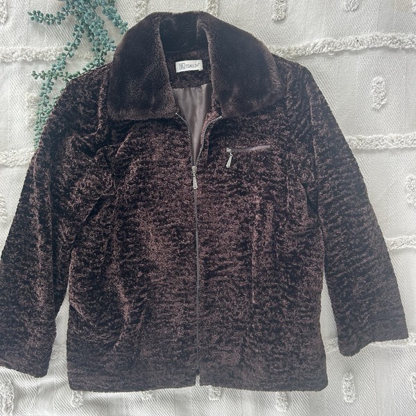 Vintage Tsaelih Faux Fur Jacket 12 Lined