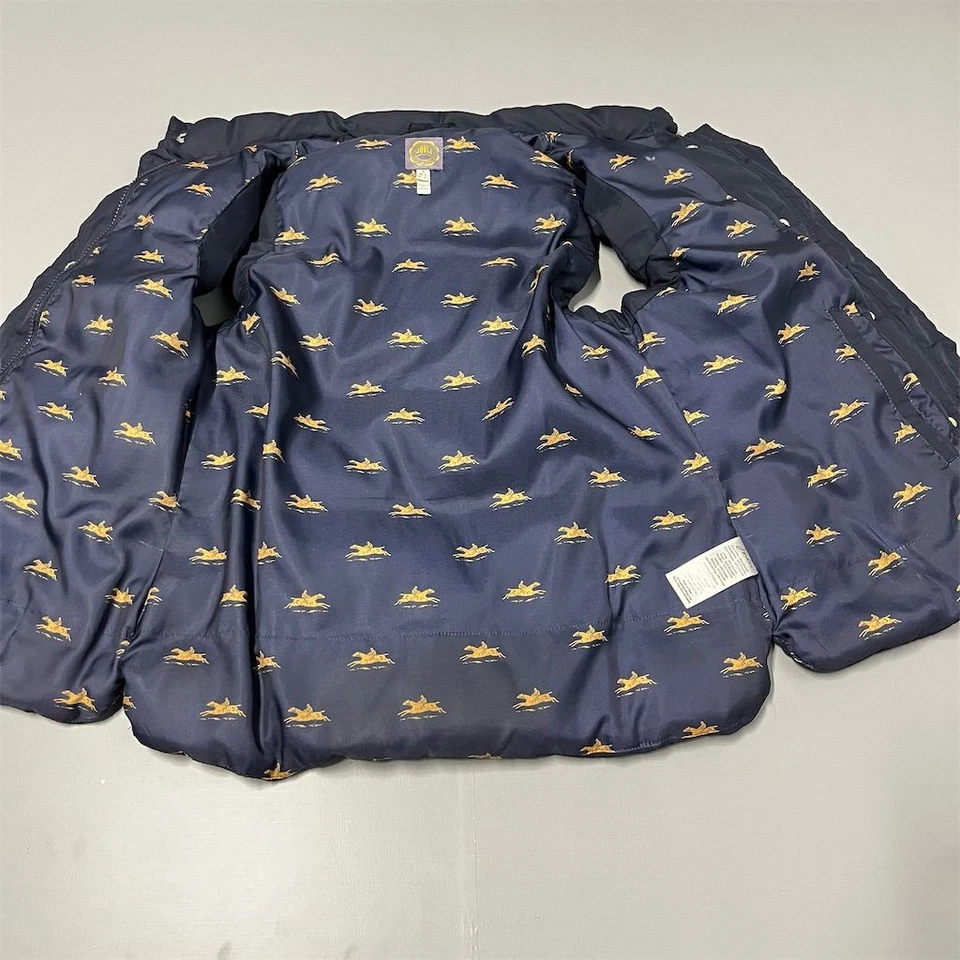 Joule Lifestyle Women's Size 6 Blue Puffer Gilet Quilted Snap Button Zipper - Image 4 of 4