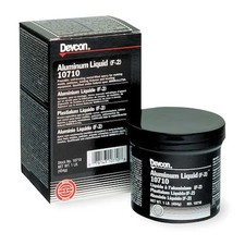 Devcon 10710 Epoxy Adhesive, 10710 Series, Gray, Jar, 5:01 Mix Ratio, 16 Hr