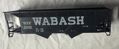 KMT 36180 Wabash O Plastic Open Buttom Hatches o/027  Hopper Car SHELL ONLY