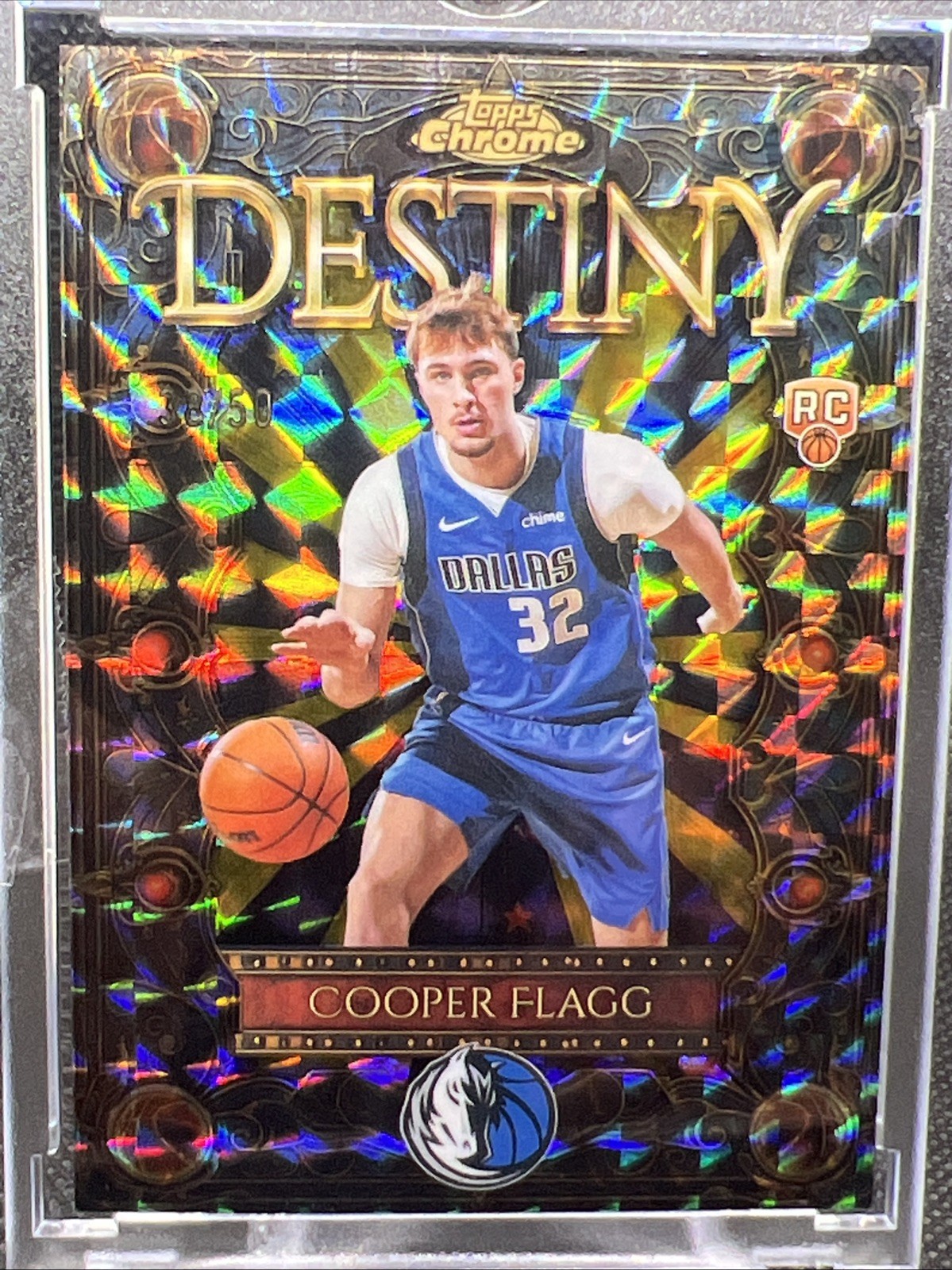 2025-26 Topps Chrome Cooper Flagg Destiny Gold Geometric RC /50 #D-1   *C26