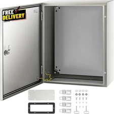 NEMA Steel Enclosure 20 X 16 X 8 NEMA 4X Steel Electrical Box  IP66 Waterp....