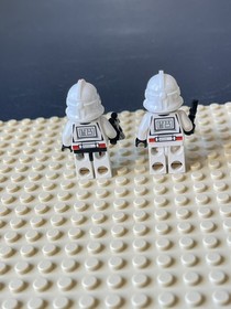 LEGO Star Wars Shock Troopers Minifigure Red Clone Trooper SW0091  7671 Set of 2