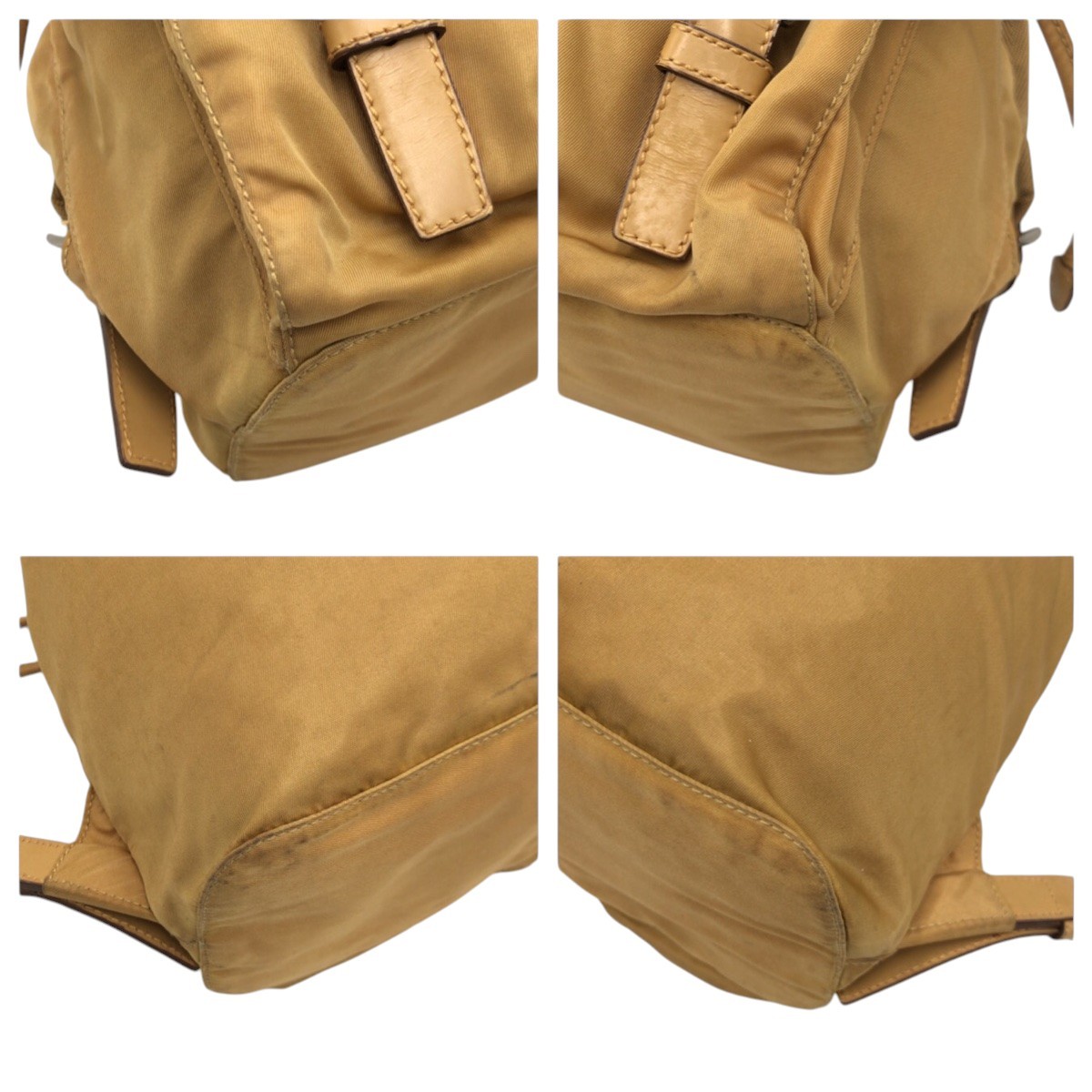 PRADA Tessuto Triangular logo Backpack Unisex Bro… - image 3