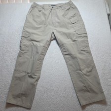 5.11 511 Tactical Pants Men's 38x30 Style 74251 Cargo Pockets Beige TAC-105C