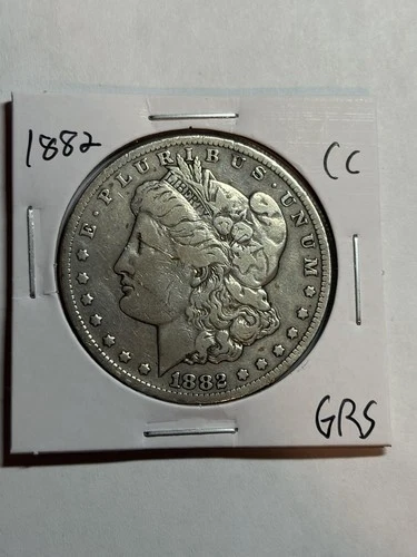 1882-CC Morgan Silver Dollar VF Tough Date Circulated CC