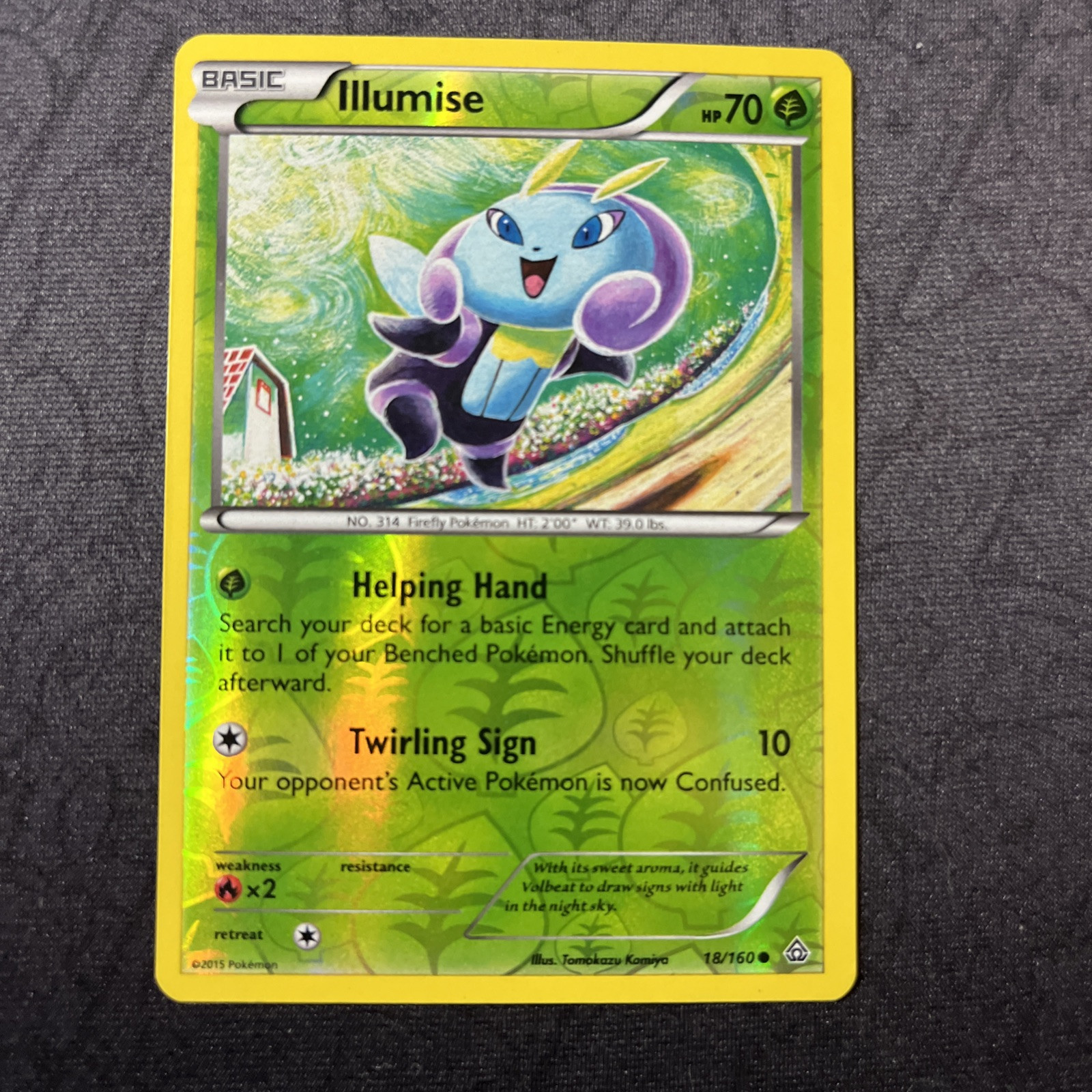 Illumise 18/160 XY-Primal Clash Reverse Holo