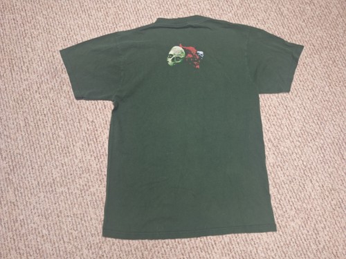 VINTAGE 90s 1997 THE OFFSPRING T-Shirt L Band Tour Punk Rock Skull Face - Picture 4 of 6