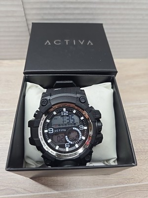 Activa Endurance X Invicta Men's Digital Watch - 54.5mm. Black ACW435-002) New