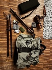 Pirschausstattung (Rucksack,Schie&szlig;stock, Sitzkissen,Klapphocker,Taschenofen)