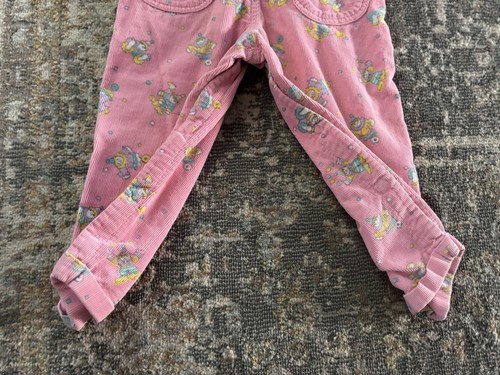 Vintage Pink Corduroy Clown Overalls by Hush Puppies (24M) - Picture 7 of 11