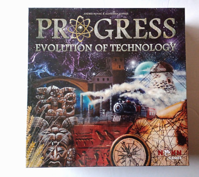 Progress Evolution of Technology Board Game by NSKN Games New in Shrink