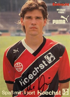 Autogramm - Eintracht Frankfurt 89/90 - original signiert - Michael Klein